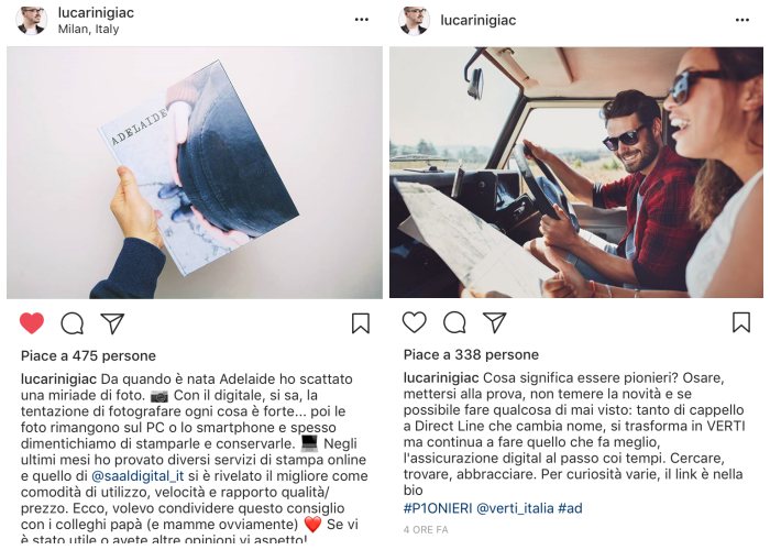Didascalie e foto dalla qualità narrativa per Instagram marketing