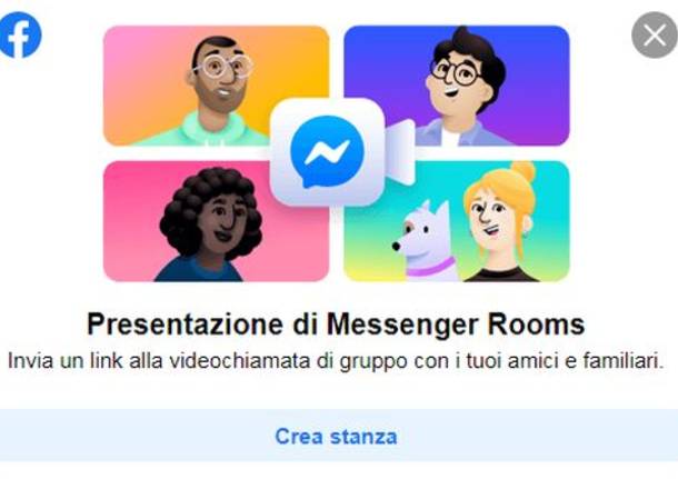 Facebook Messenger, Come Creare Stanze Gratis per fare Videochiamate
